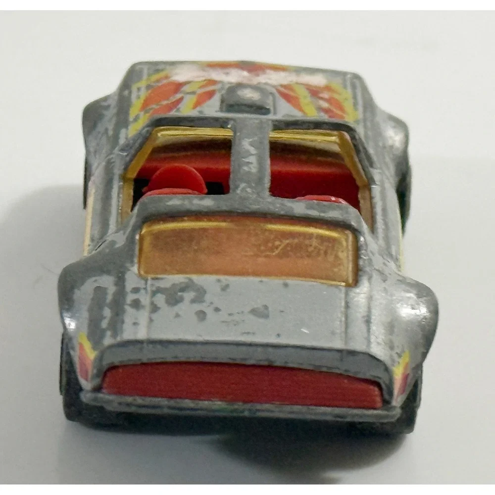 Matchbox Pontiac Firebird Trans Am Kids 1:64 Silver 1979 Superfast T-Top Car